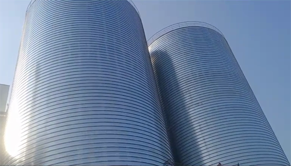 汉台2座混凝土高架卷板仓